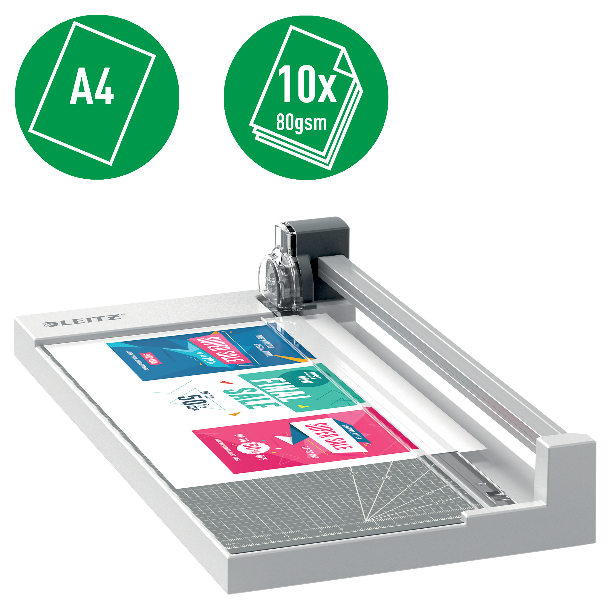 Ghilotina cu disc home office precision a4 10 coli leitz [2]