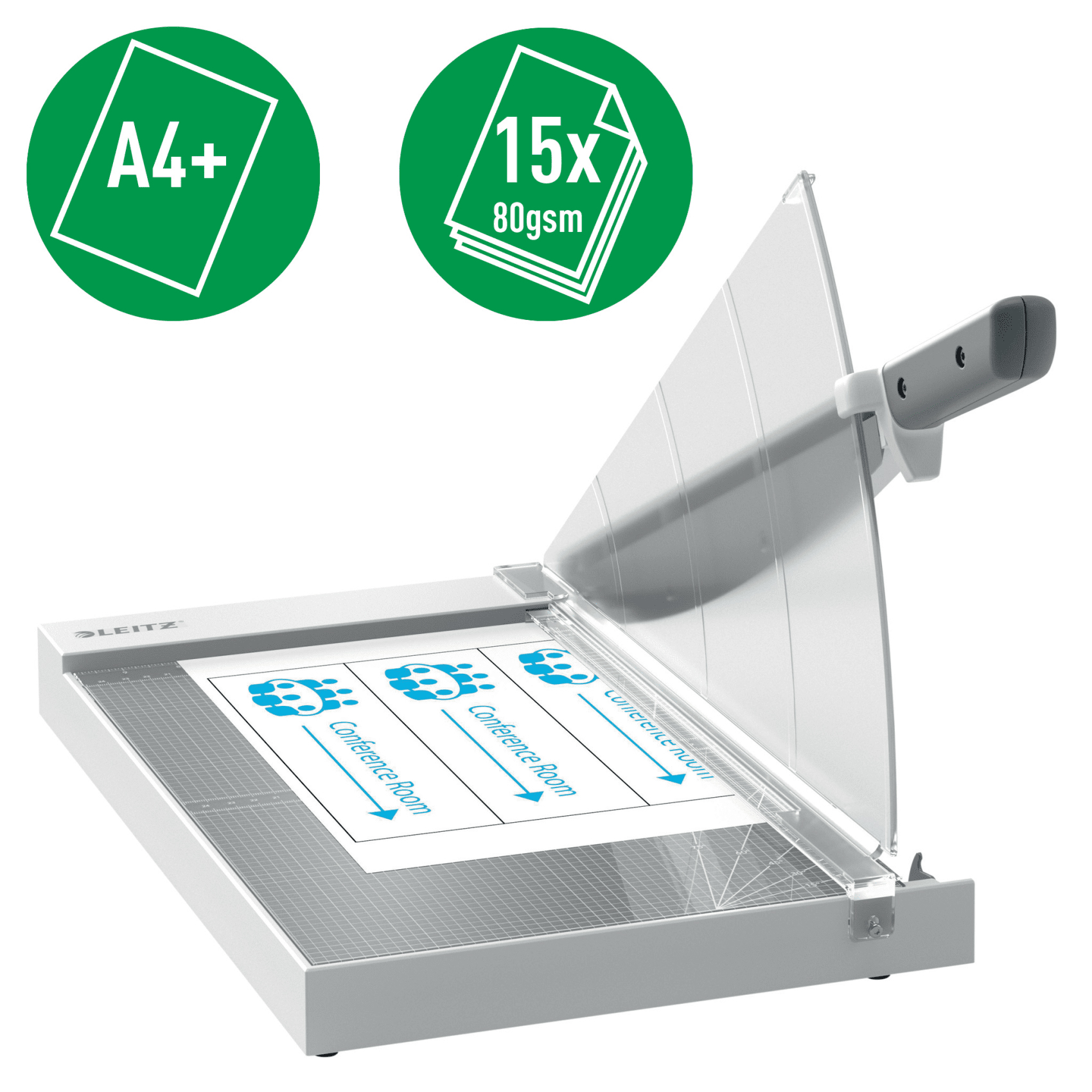 Ghilotina cu parghie office precision a4 15coli indicator laser leitz [2]