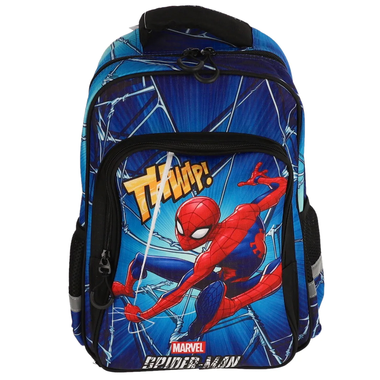 Ghiozdan Clasa 0 Spiderman Albastru 2 Fermoare Pigna