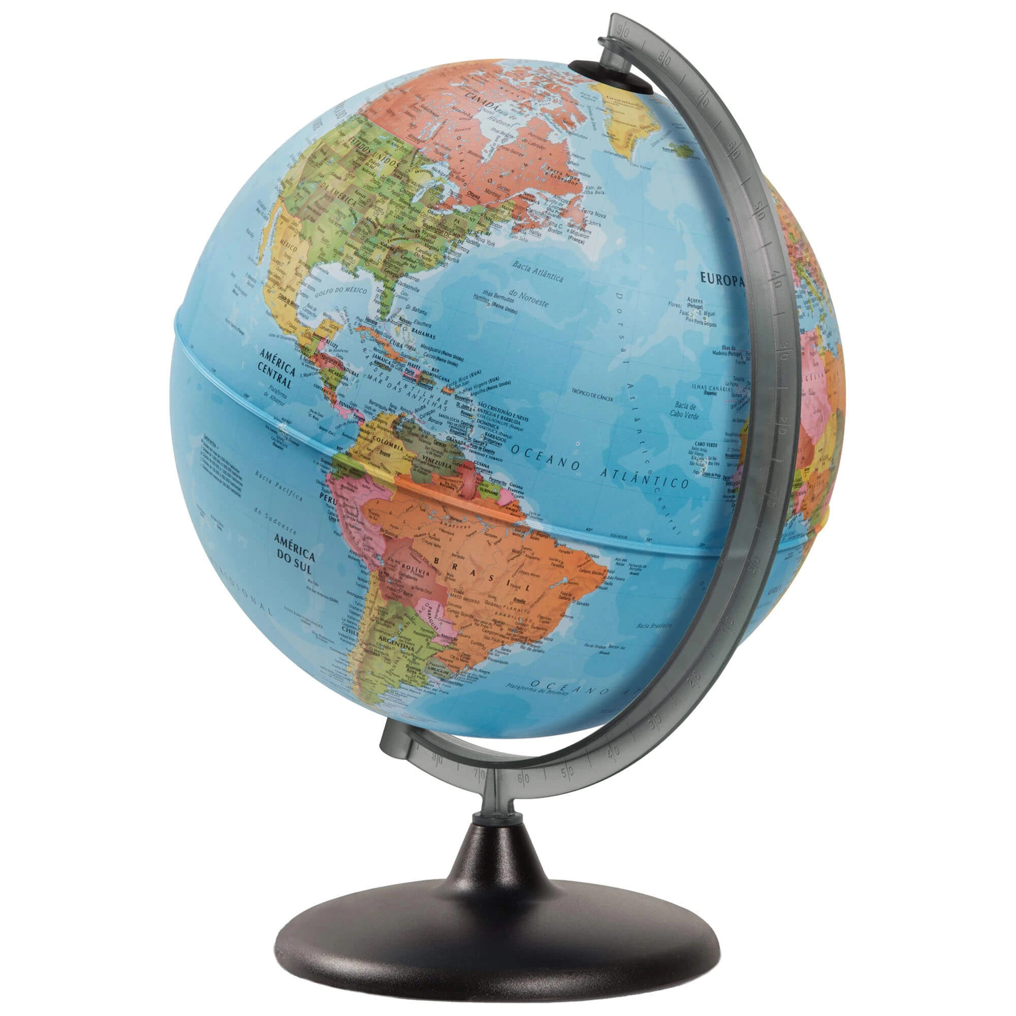 Rechizite Școlare - Glob pamantesc 20 cm romana corallo