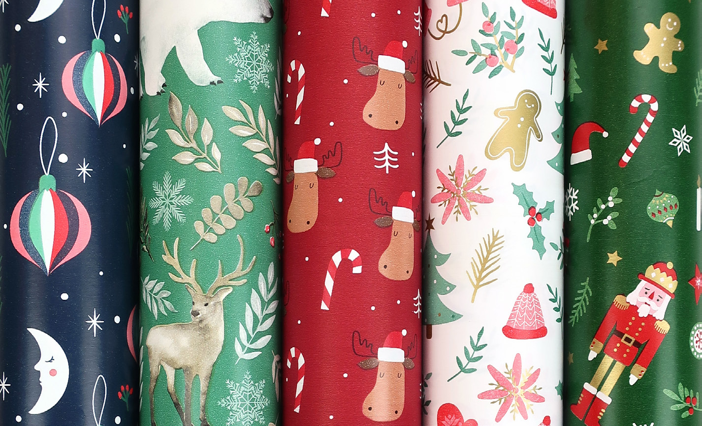 Hartie Ambalaj Rola 70CM X 2M Magical Winter Rotolux