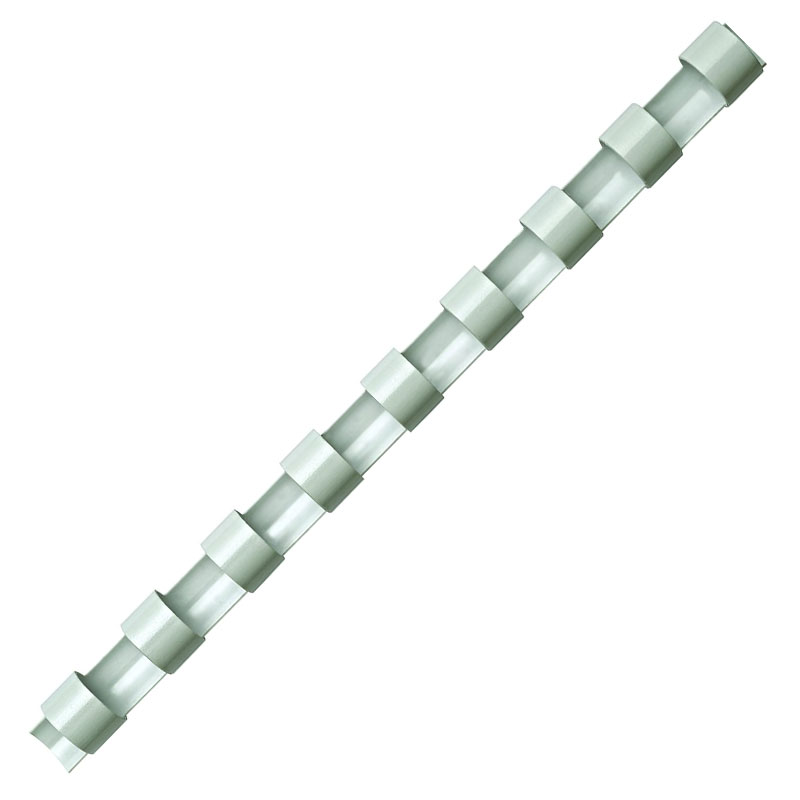 Inel Plastic 6MM Alb Pt 2-20 Coli 100/Cutie Fellowes