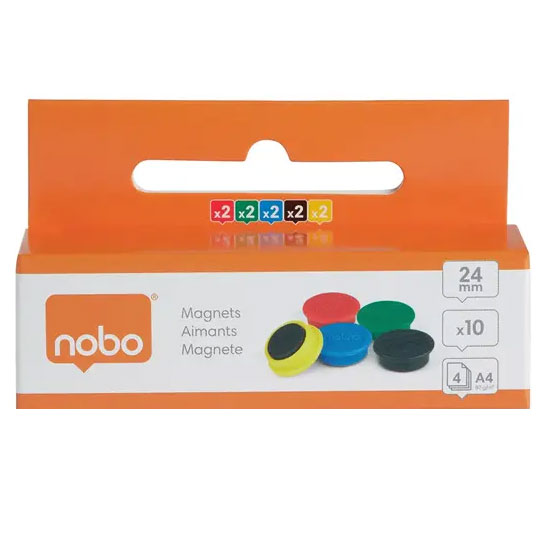 Magneti Whiteboard 24MM 10/Set Nobo