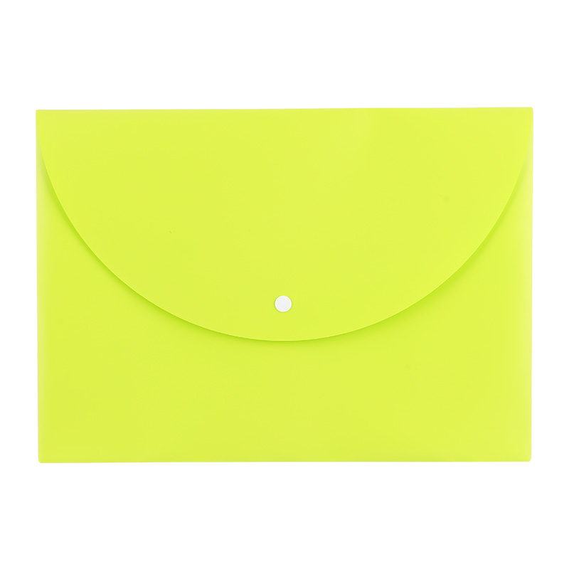 Mapa Plastic Cu Buton A4 Div. Culori Neon Deli