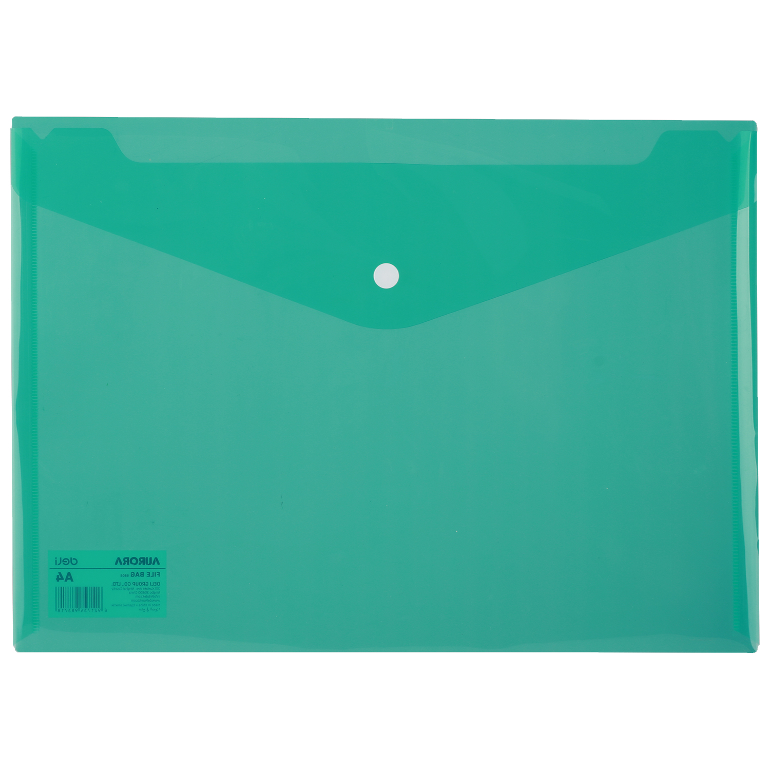 Mapa Plastic Cu Buton A4 Verde Deli