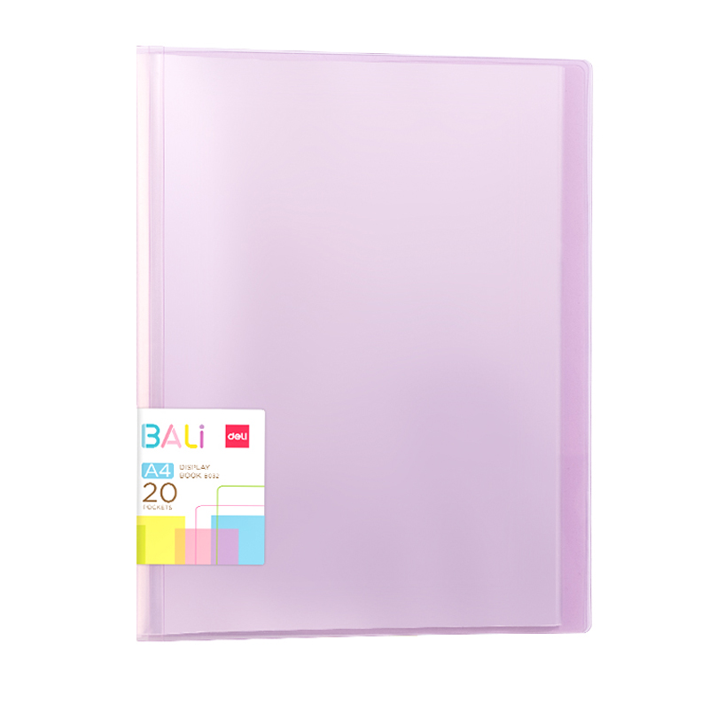 Mapa Prezentare 20 Folii Cop. Rigide Culori Pastel Bali Deli