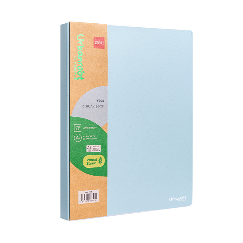 Mapa Prezentare 40 Folii Material Eco Din Fibre De Grau Culori Asortate Deli
