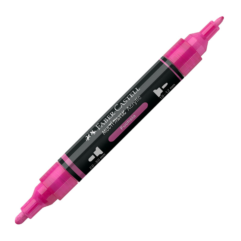 Marker Acrilic Multimark Cul. 125 Fuschia Faber-castell