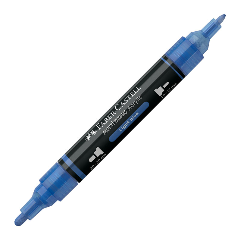 Marker Acrilic Multimark Cul. 140 Albastru Deschis Faber-castell