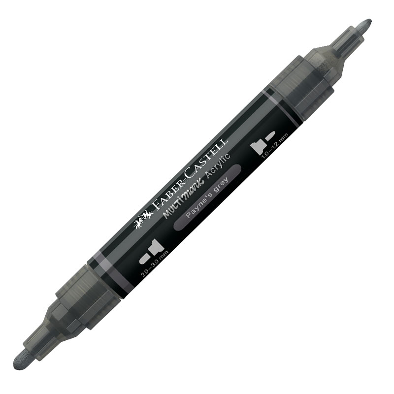 Marker Acrilic Multimark Cul. 181 Gri Payne Faber-castell