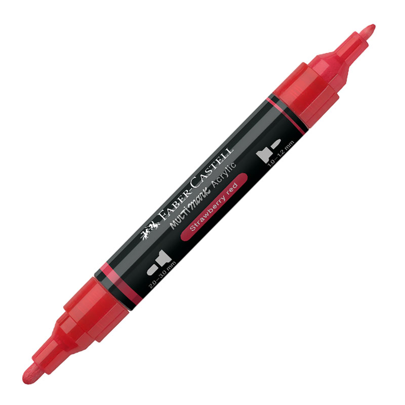 Marker Acrilic Multimark Cul. 219 Rosu Capsuna Faber-castell
