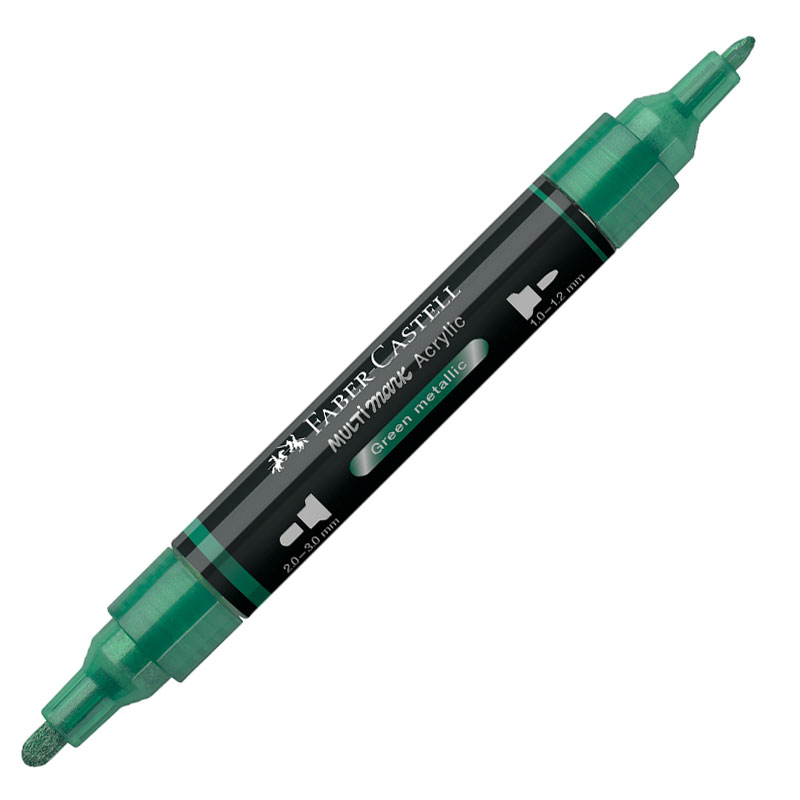 Marker Acrilic Multimark Cul. 295 Verde Metalizat Faber-castell