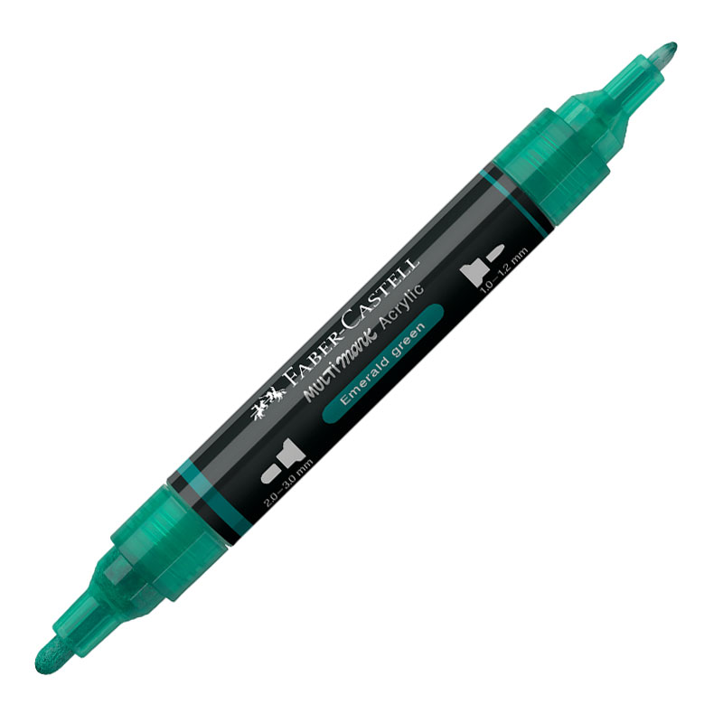 Marker Acrilic Multimark Cul. 358 Verde Smarald Faber-castell