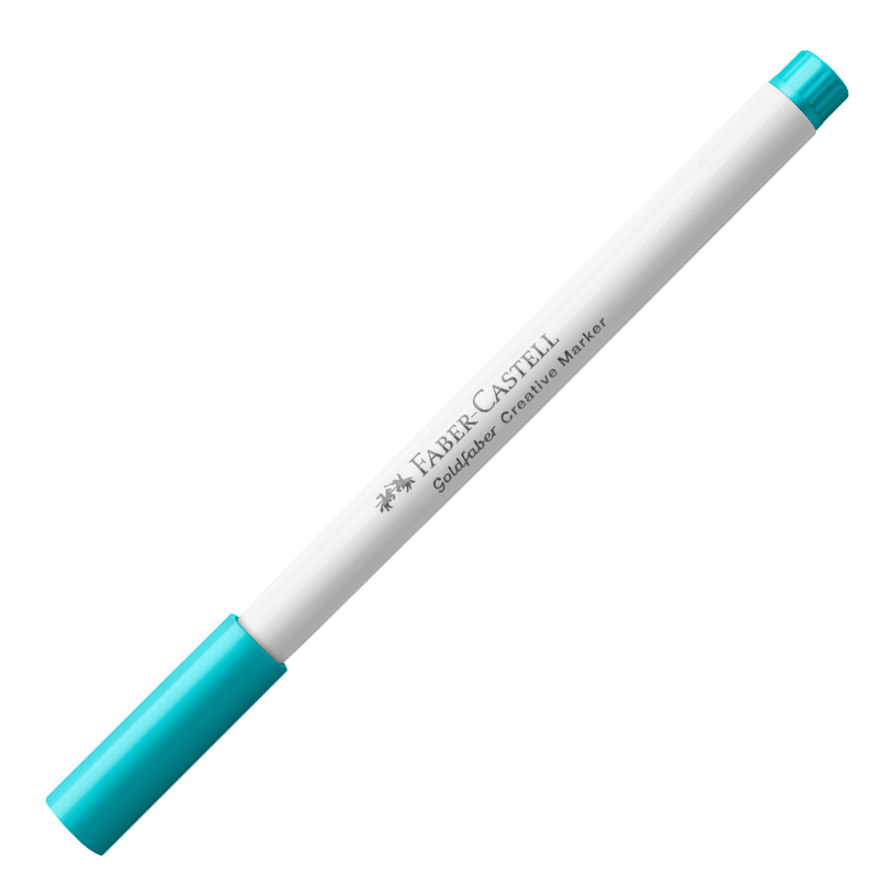 Marker Creativ Goldfaber Albastru Caraibe 556 C Faber-castell