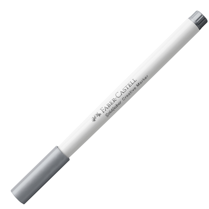 Marker Creativ Goldfaber Argintiu 551 B Faber-castell