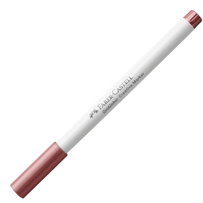 Marker Creativ Goldfaber Rosu Crimson Metalizat 593 1.5MM Faber-castell