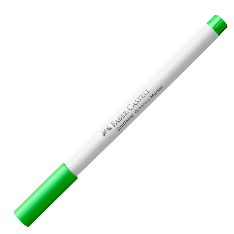 Marker Creativ Goldfaber Verde Lucky 556 1.5MM Faber-castell