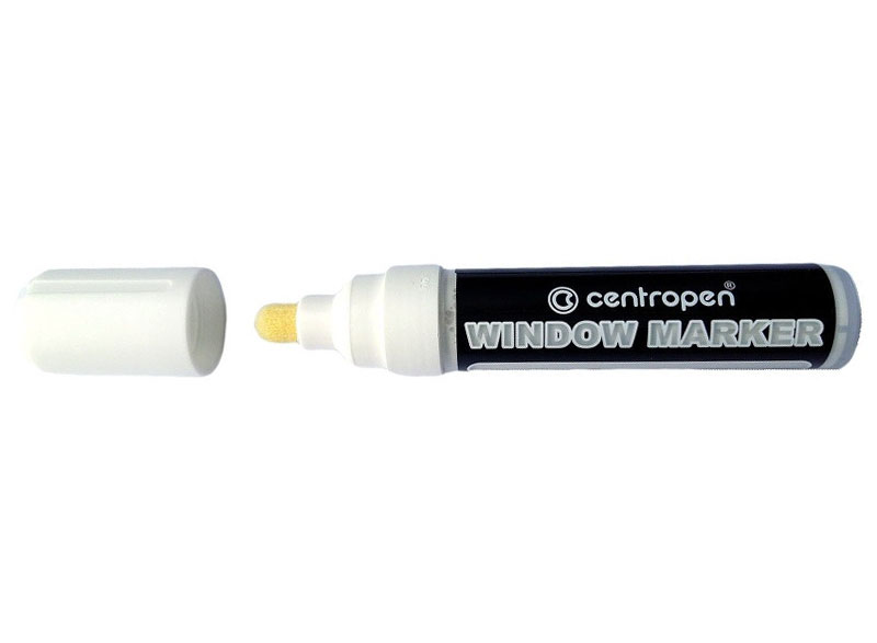 Marker Creta Lichida Alba 2-15MM Varf Rotund 9121 Centropen