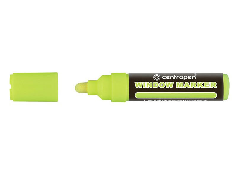 Marker Creta Lichida Galben Neon 2-15MM Varf Rotund 9121 Centropen