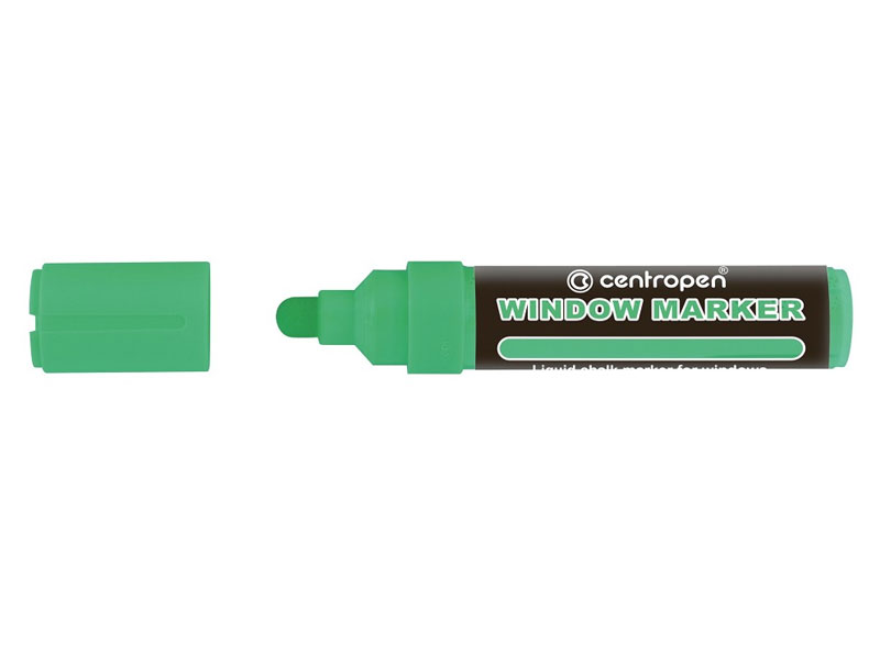 Marker Creta Lichida Verde Neon 2-15MM Varf Rotund 9121 Centropen
