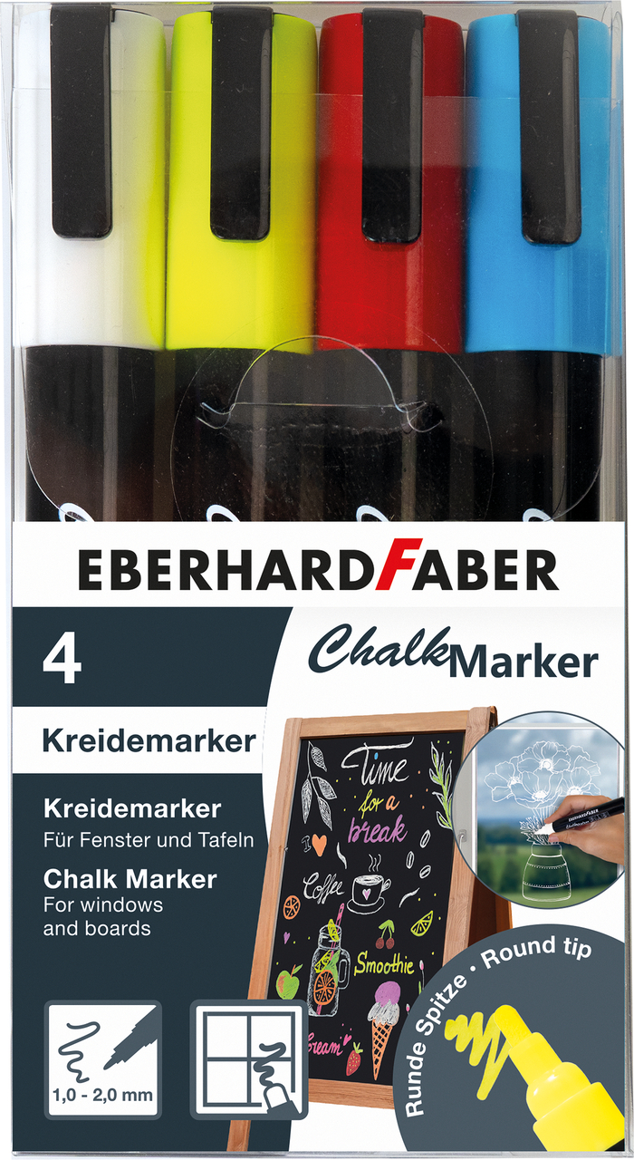 Marker Creta Set 4 Bucati Eberhard Faber