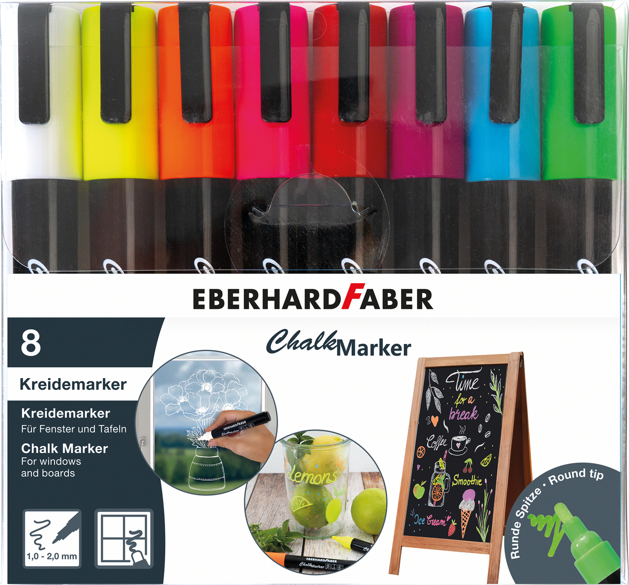 Marker Creta Set 8 Bucati Eberhard Faber