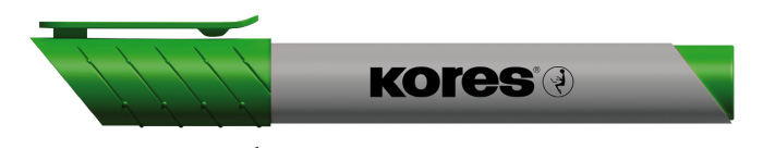 Marker Flipchart Verde 3MM Eco Kores