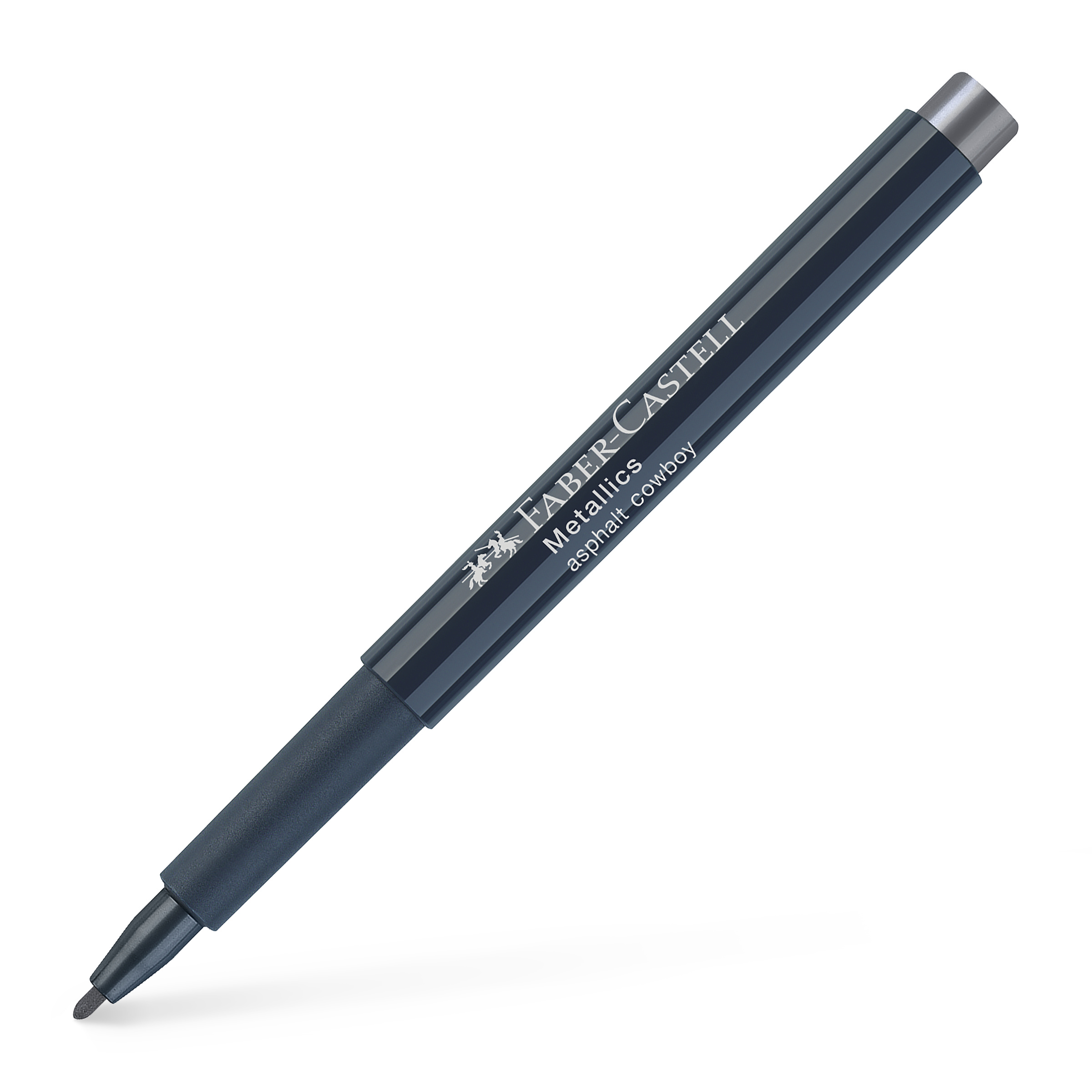 Marker Metallics Gri Asfalt Faber-castell
