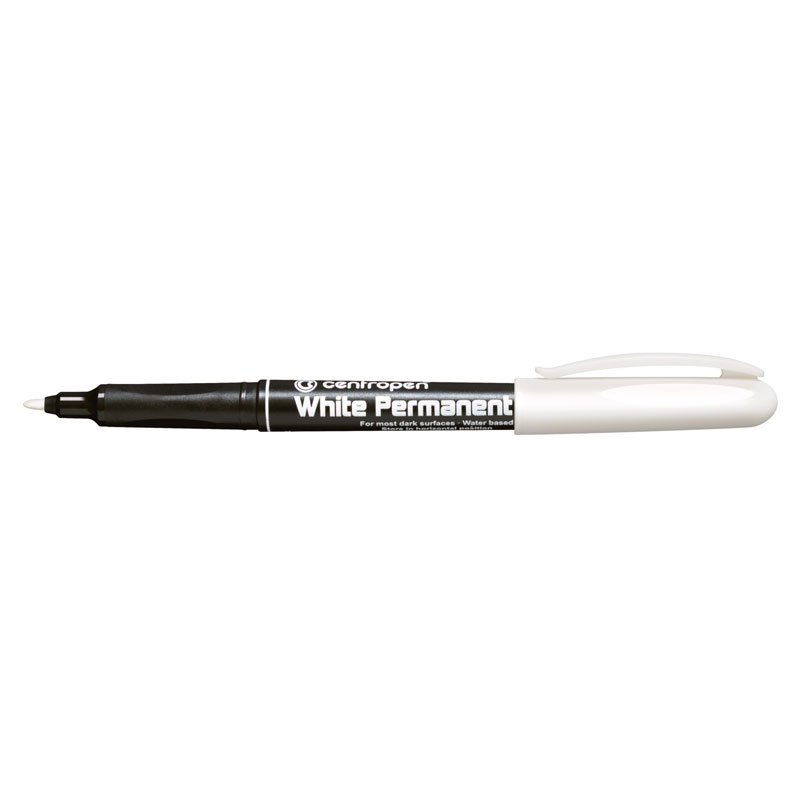 Marker Permanent Alb 1.2MM 2686 Centropen