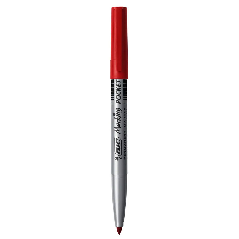 Marker Permanent Rosu 1.0MM 1445 Bic