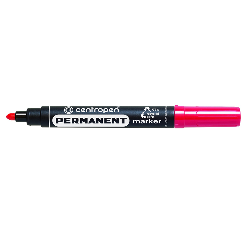 Marker Permanent Rosu Varf Rotund 2.5MM 8566 Centropen