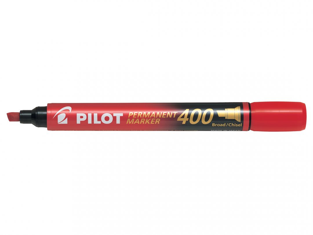 Marker Permanent Rosu Varf Tesit 4MM P400 Pilot