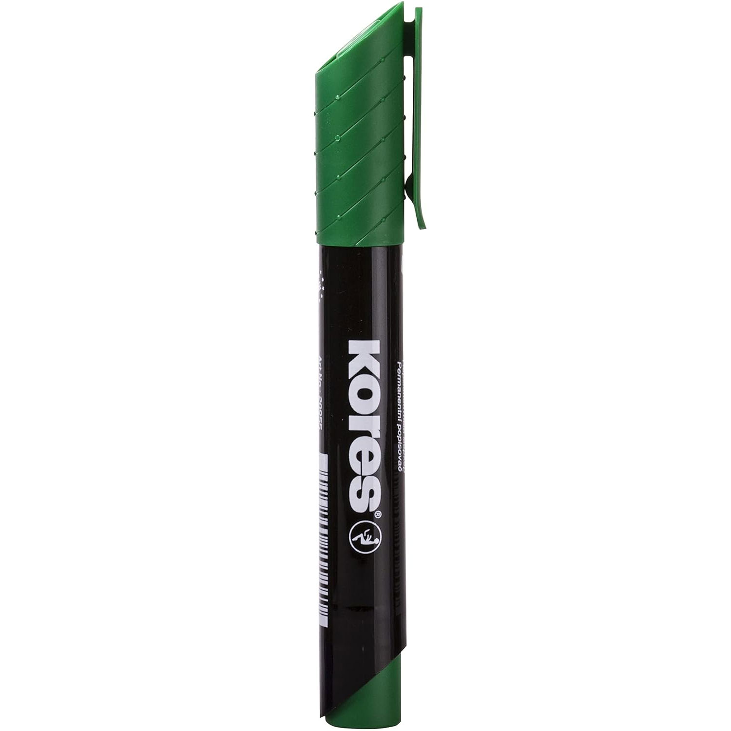 Marker Permanent Verde Varf Rotund 3MM Eco Kores