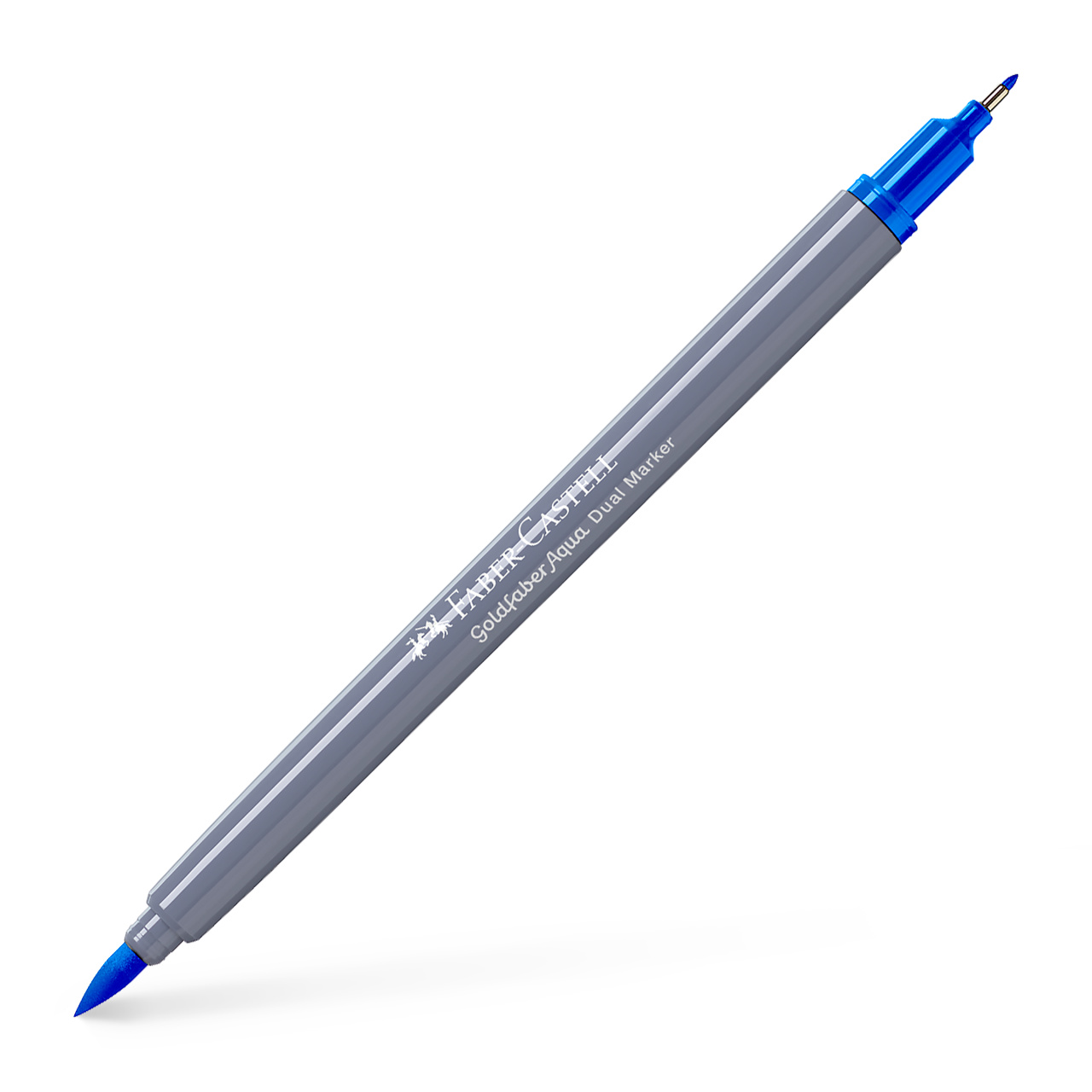 Marker Solubil 2 Capete Goldfaber Albastru Phtalo 110 Faber-castell