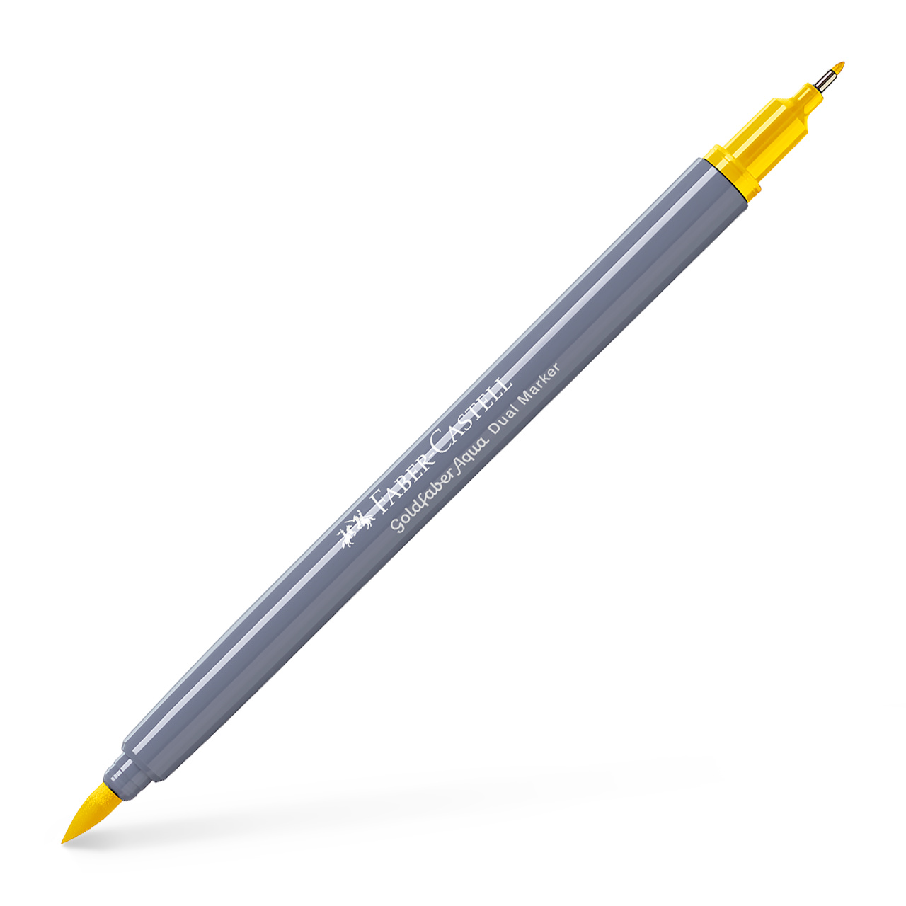Marker Solubil 2 Capete Goldfaber Galben Cadmium 107 Faber-castell
