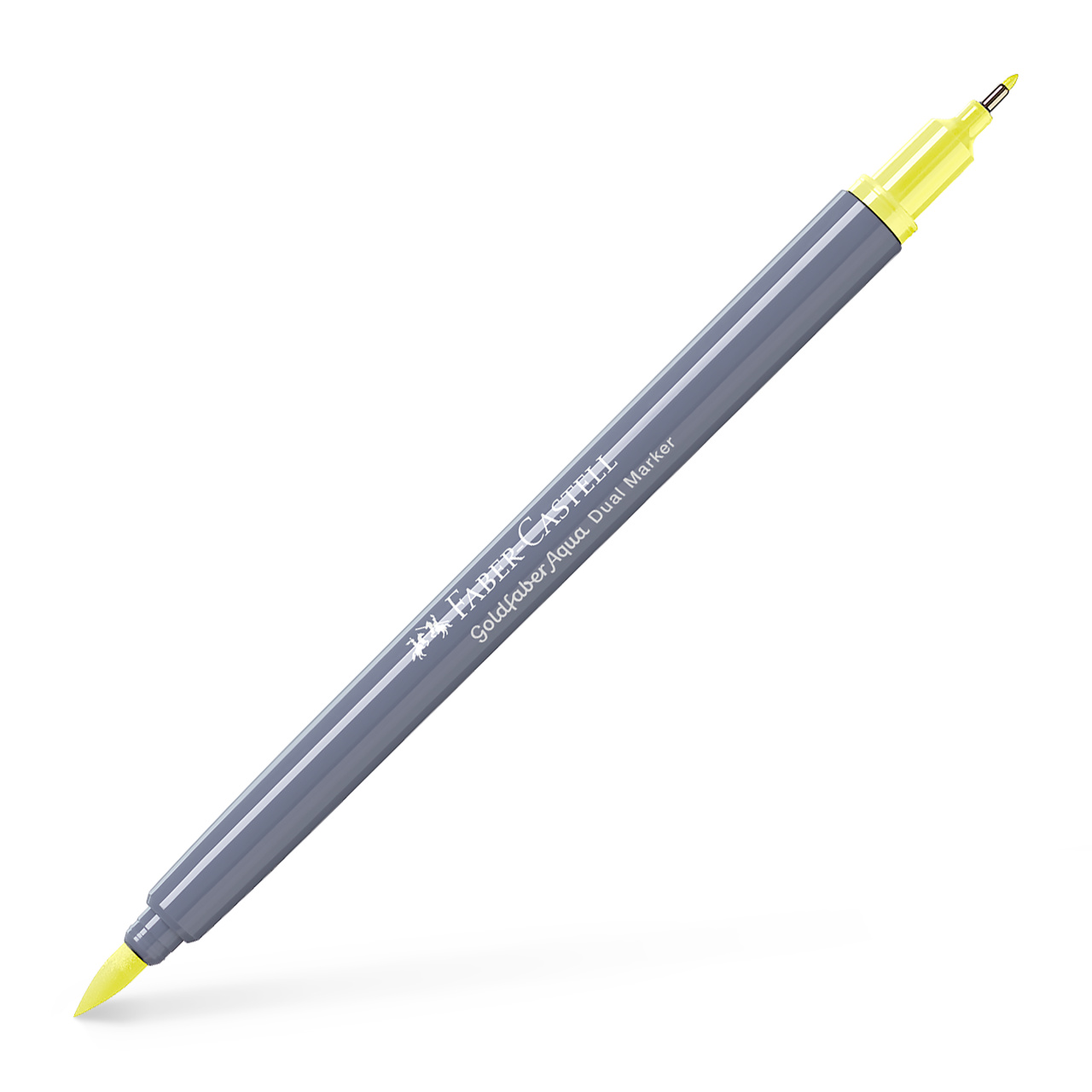 Marker Solubil 2 Capete Goldfaber Galben Glazurat Deschis 104 Faber-castell