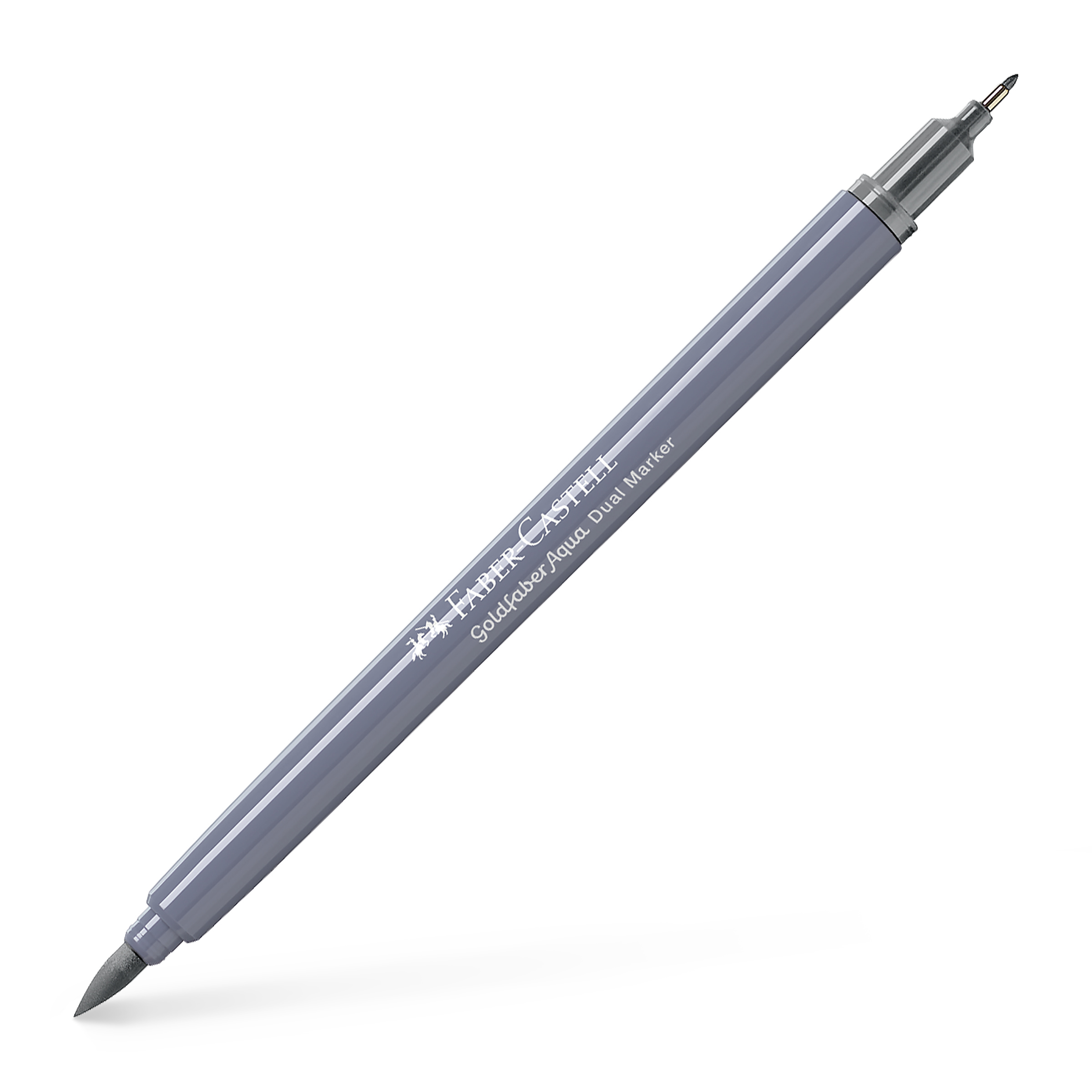 Marker Solubil 2 Capete Goldfaber Gri Cald I 230 Faber-castell