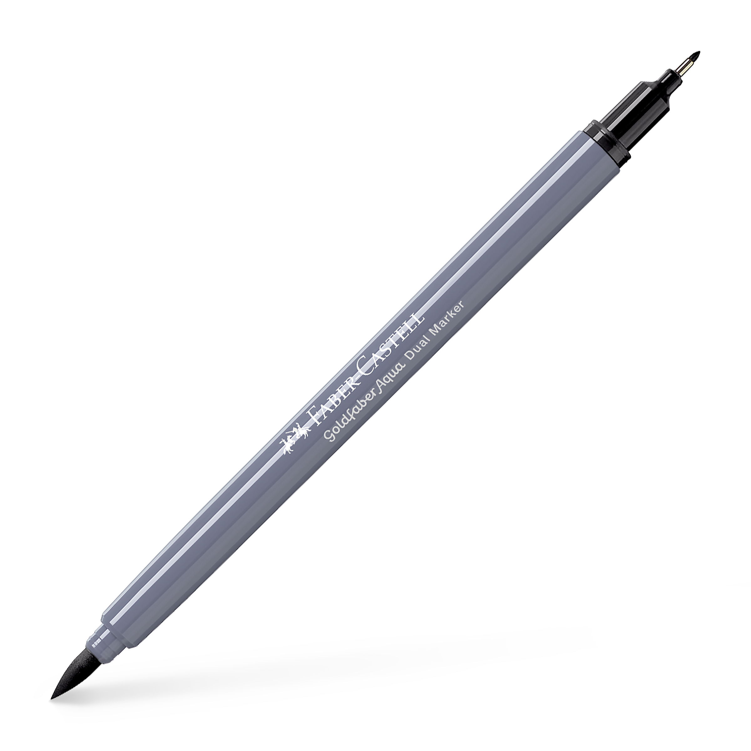 Marker Solubil 2 Capete Goldfaber Negru Inchis 199 Faber-castell