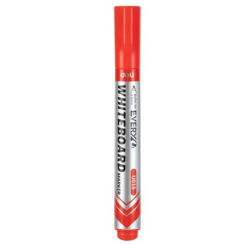 Marker Whiteboard Rosu 2.5MM Deli