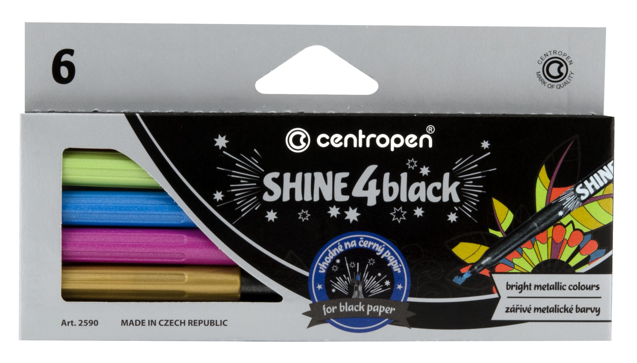 Markere Permanente Creative Slim 6/Set Centropen