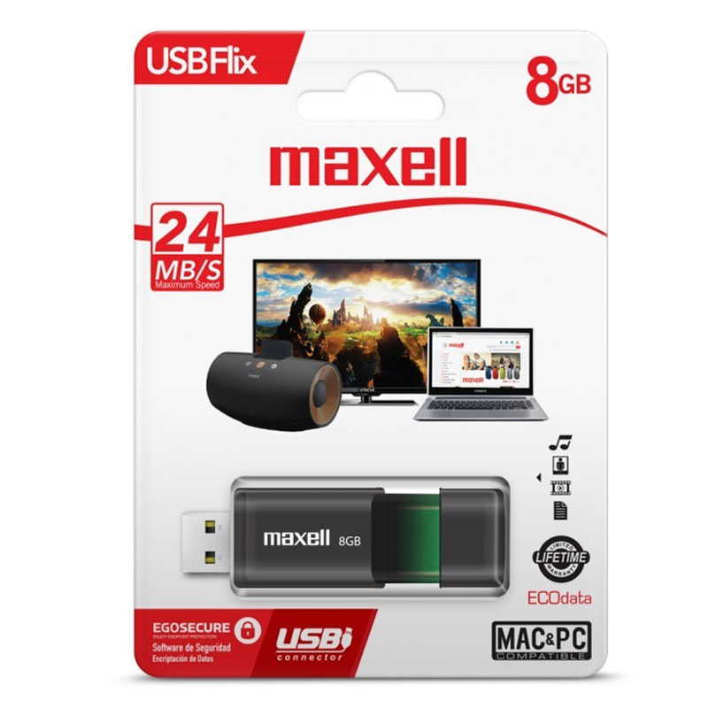 Memorie USB 8 GB Flix USB 2.0 Maxell