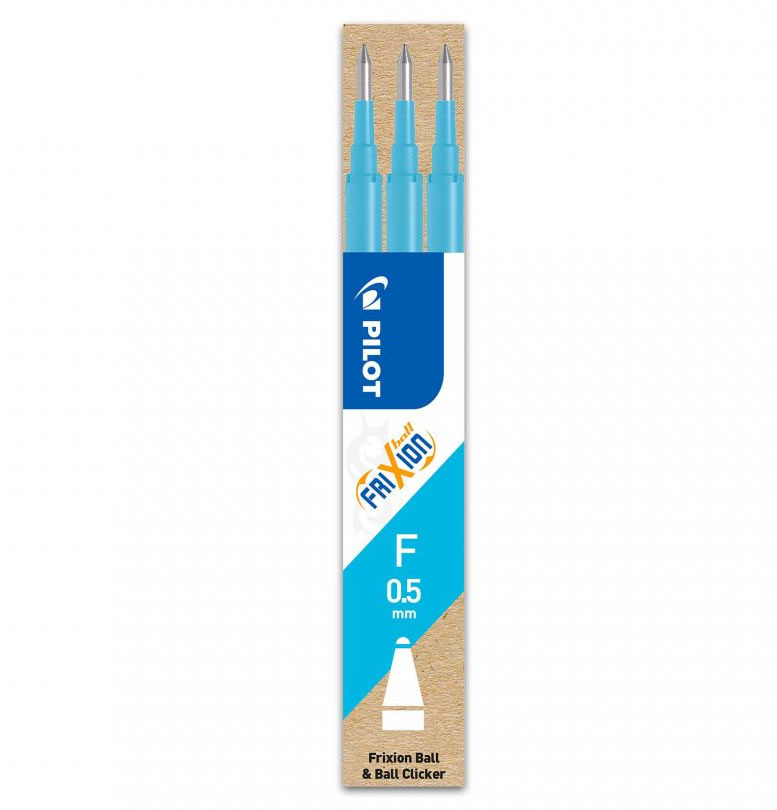 Mina Roller 0.5MM Albastru Deschis 3/Set Frixion Pilot