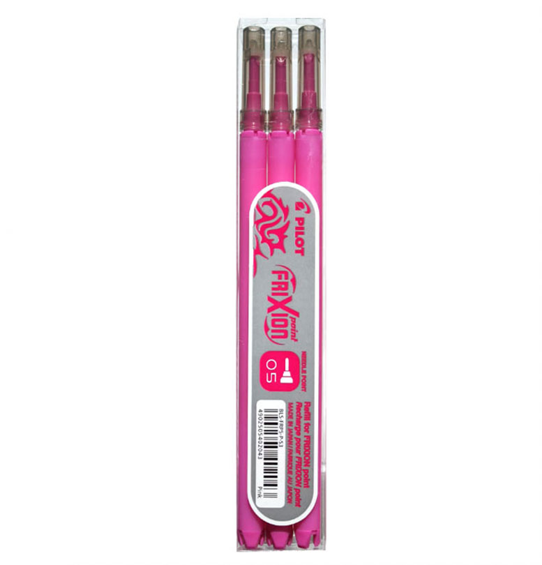 Mina Roller 0.5MM Roz Point 3/Set Frixion Pilot