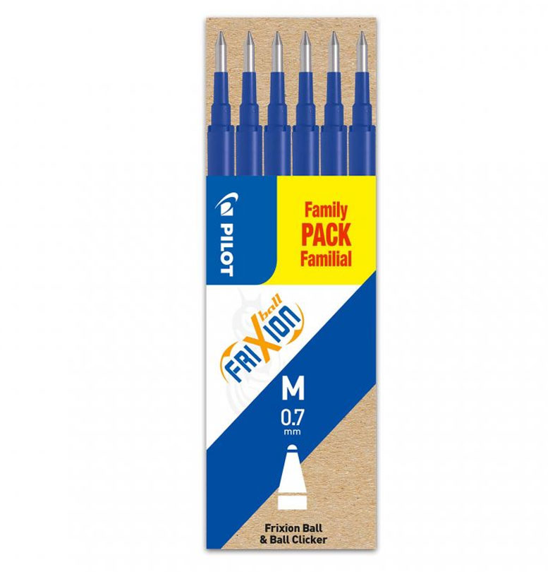 Mina Roller 0.7MM Albastra 6/Set Frixion Pilot