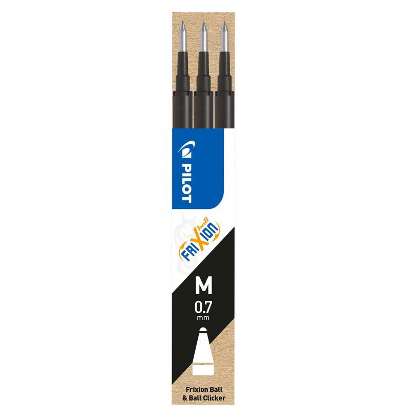 Mina Roller 0.7MM Neagra 3/Set Frixion Pilot