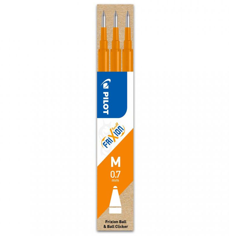 Mina Roller 0.7MM Portocalie 3/Set Frixion Pilot