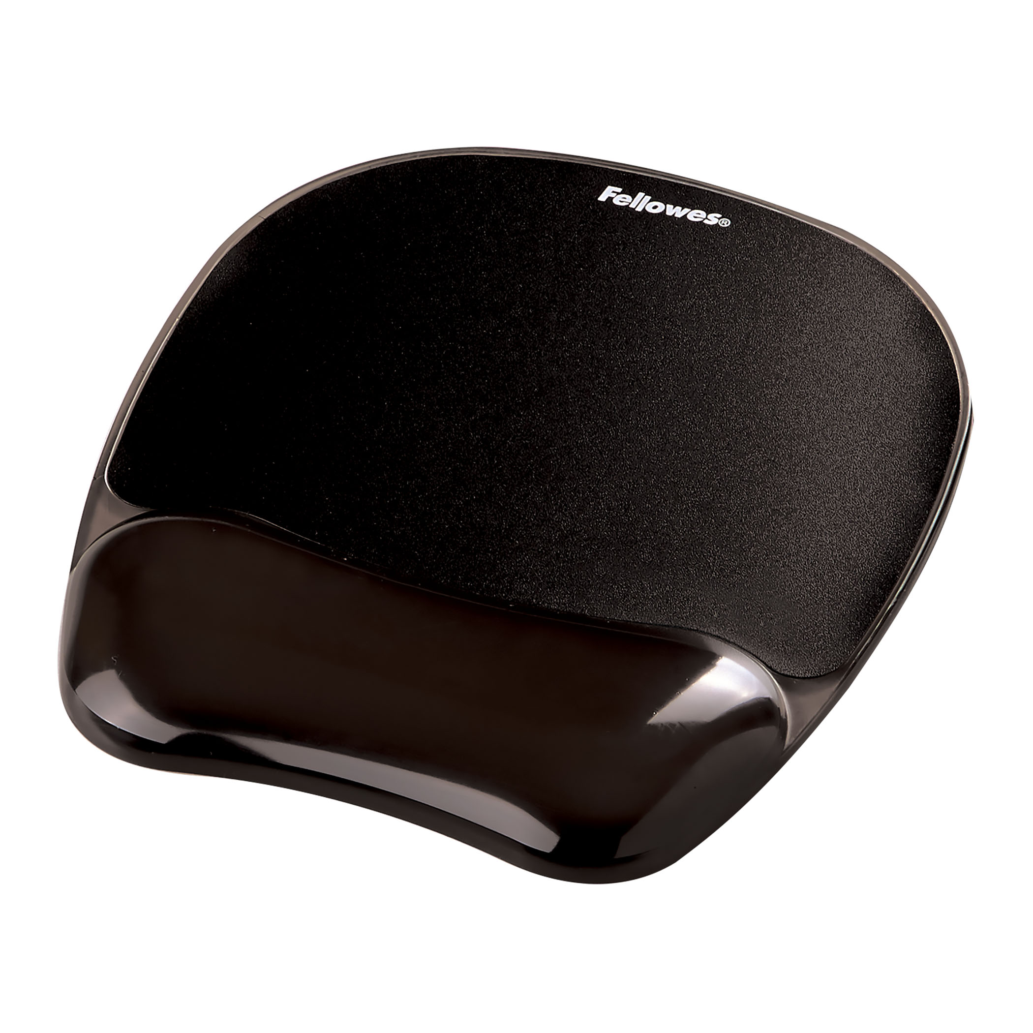Mouse Pad Si Suport Incheieturi Negru Gel Crystal Fellowes