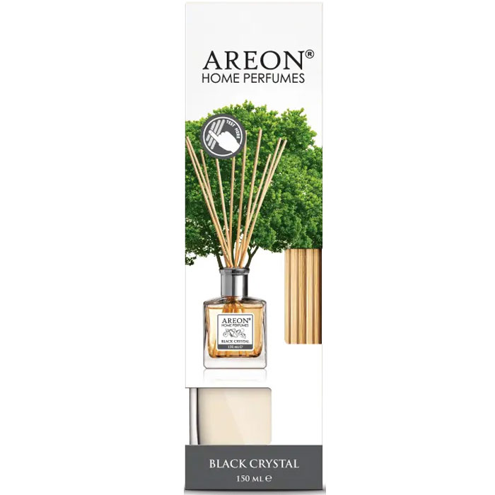 Odorizant Camera Cu Betisoare 150ML Black Crystal Areon