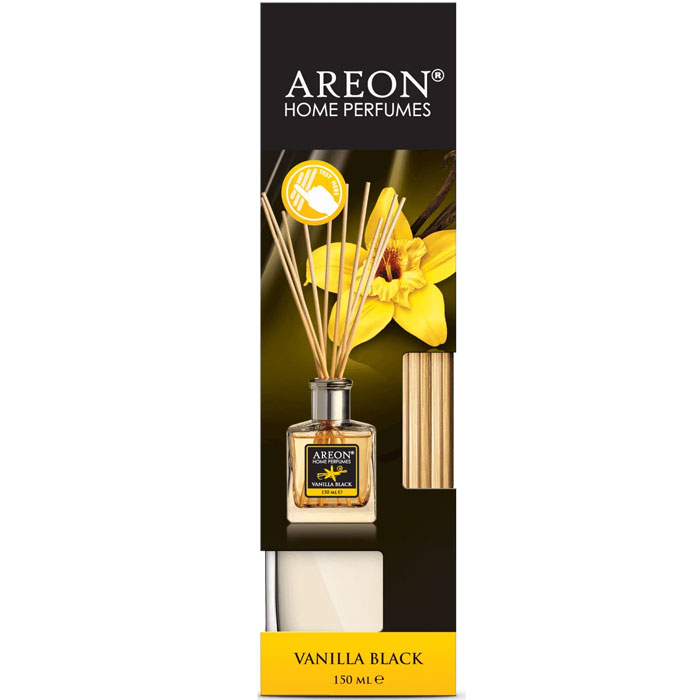Odorizant Camera Cu Betisoare 150ML Vanilla Black Areon