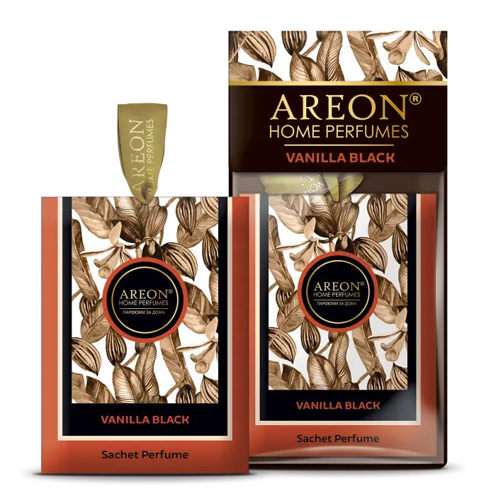 Odorizant Saculet Parfumat Premium Vanilla Black Areon